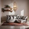 Marrakesch Orient & Mediterran Interior Pendelleuchte Orientalische Pendelleuchte Jamini Silber 51 cm, Handarbeit & Boho, Leuchtmittel nicht im Lieferumfang enthalten, Handarbeit Bild 2