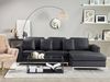 Ecksofa Leder schwarz linksseitig OSLO Bild 2