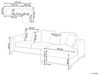 Ecksofa Leder schwarz linksseitig OSLO Bild 3