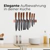 Küchenkompane Messer-Set Messerset asiatisch mit magnetischer Holzleiste - Akarui Küchenmesser (2-tlg) Bild 2