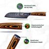 Küchenkompane Messer-Set Messerset asiatisch mit magnetischer Holzleiste - Akarui Küchenmesser (2-tlg) Bild 5