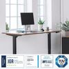 Desktopia Pro X - Elektrisch höhenverstellbarer Schreibtisch / Ergonomischer Tisch mit Memory-Funktion, Nussbaum, Gestell Weiß, 180x80 cm Bild 2