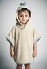 Sterntaler Poncho Dino Rexi - Kinder Badeponcho aus saugfähiger Baumwolle - Badetuch Poncho zum einfachen drüberziehen - Baby Badeponcho mit niedlichen Zacken auf der Kapuze, beige Bild 2