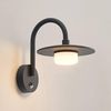 Lucande Außen-Wandleuchte Zamalino, LED, Metall, Schwarz IP44mit Bewegungsmelder, 1 x 11 W LED Bild 5