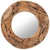 DESIGN DELIGHTS Wandspiegel RUNDER SPIEGEL "Holz massiv 60", Treibholz, Ø 60 cm, Wandspiegel Bild 3