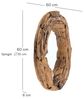 DESIGN DELIGHTS Wandspiegel RUNDER SPIEGEL "Holz massiv 60", Treibholz, Ø 60 cm, Wandspiegel Bild 2