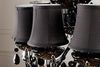 riess-ambiente Kronleuchter BLACK CRYSTAL XL 80cm schwarz · Hängeleuchte mit Kristall-Design, keine besonderen Funktionen, ohne Leuchtmittel, 15-armiger Lüster · Acrylglas · Wohnzimmer · mit Schirmen · Barock Bild 5