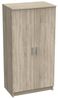 Dmora - 2-türiger MehrzweckschrankTarn, Multifunktionale Möbel, Schuhschrank, Besenschrank, 55x35 h108 cm, Eiche Bild 3
