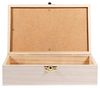 Holz-Box m. Schütteldeckel, FSC100%, 20x12,5x6,5cm, natur Bild 3