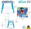 'Lilo und Stitch' Kindersitzgruppe, Tisch-Set mit 2 Stühlen, Holz blau Bild 4