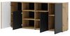 AURIS 4D Kommode 180 cm Artisan Eiche / Schwarz matt Bild 4