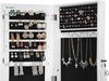 Songmics Schmuckschrank Spiegelschrank Ganzkörperspiegel, Geschenk, weiß Bild 4
