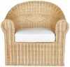 Beliani 'LIVADEIA' Garten Sessel, Rattan Natürlich Bild 4