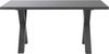Mäusbacher Esstisch BIG SYSTEM, 160 x 90 cm, Graphitdekor, X-Gestell Bild 4