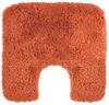 spirella Badematte Bree | kuscheliger Hochflor | Rutschfester Badvorleger | viele Größen | waschbar 40° | 55x55 cm mit WC Ausschnitt | Terracotta Bild 2