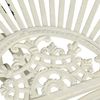 Safavieh Modern Metall Outdoor-Akzenttisch, Antikes Weiß Bild 5