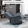 HOMCOM Massagesessel Relaxsessel, TV-Sessel, mit Liegefunktion, Fernsehsessel aus Leinen (Ruhesessel, 1-St, Aufstehsessel), mit Fernbedienung Bild 5