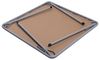 FurnitureR Klappbarer Quadratischer Tisch, 86 x 86 x 71 cm, Tragbarer Garten- und Campingtisch, GRAU, PVC-Oberfläche, (86 x 86 x 71 cm) Bild 5