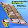 DaMi Lattenrost Relax 90x200 cm – 7 Zonen Lattenrahmen aus Buche mit 6-Fach Härteverstellung – Starr Bild 4