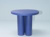 Vente-unique - TANIYA Beistelltisch Metall Blau - B 50,5 cm x H 46,5 cm x L 50,5 cm Bild 2