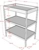 Set aus Babybett und Wickelregal Dino 124.4 x 84.4 x 65.4 cm Buche Natur Bild 5