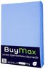 Buymax® Spannbettlaken 140x200 cm Doppelpack 100% Baumwolle Spannbetttuch Bettlaken Jersey, Matratzenhöhe bis 25 cm, Farbe Hellblau Bild 2