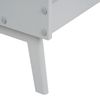 Bett mit Lattenrost BONNAC 90 x 200 cm Holz Grau Bild 5