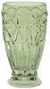 Chic Antique - Wasserglas Trinkglas Glas 350ml Olive Grün mit Muster 61098621 Bild 1