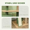 PawHut Kratzbaum 139 cm, mit Katzenhöhle, Spielball, Sisal-Kratzsäulen, für Katzen bis 5 kg, Grün Bild 5