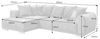 riess-ambiente Ecksofa DECADENCIA 320cm silbergrau · XXL Couch aus Samt inkl. 8 Kissen, Einzelartikel 1 Teile, Big-Sofa in L-Form · Ottomane beidseitig montierbar · Modern Design Bild 3