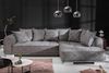 riess-ambiente Ecksofa DECADENCIA 320cm silbergrau · XXL Couch aus Samt inkl. 8 Kissen, Einzelartikel 1 Teile, Big-Sofa in L-Form · Ottomane beidseitig montierbar · Modern Design Bild 4