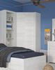 Eckkleiderschrank Eckschrank Angel Jugendzimmer 96x96cm weißeiche 2-türig Bild 2