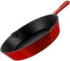 Grand Feu Bratpfanne aus emailliertem Gusseisen 25 cm rot Bild 1
