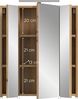 Badezimmerspiegelschrank >Ice< in artisan oak - 60x70x18cm (BxHxT) Bild 3