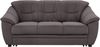 Cavadore 3-Sitzer Sofa Savana / 3er Sofa mit Federkern im klassischen Design / 198 x 90 x 90 / Mikrofaser in Lederoptik Anthrazit Bild 4