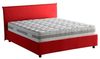 Talamo Italia - Doppelbett Beata, Stoffbett mit Stauraum, Öffnung vorne, inklusive Matratze 140x190 cm, 100 % Made in Italy, Rot Bild 3