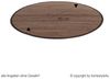 Homestyle4u Teppich, rund, Bambus dunkelbraun, Ø 90 cm Bild 3