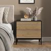 Nachttisch Eliza Goldkraft Eiche/Anthrazit 2er set Vicco Bild 2