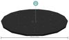 PVC-Abdeckplane Ø 493 cm, schwarz, rund Bild 3