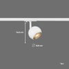 SLV LIGHT EYE® 90, 1~ Spot, rund, GU10, 1x max. 6W, matt weiß - Leuchten mit 1 Phasen Adapter Bild 2