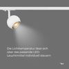 SLV LIGHT EYE® 90, 1~ Spot, rund, GU10, 1x max. 6W, matt weiß - Leuchten mit 1 Phasen Adapter Bild 4