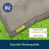 Beautissu Lounge Sitzkissen Outdoor Hellgrau, 10cm, 70cm, 70cm Bild 5