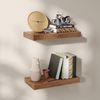 VASAGLE Wandregal, MDF vintagebraun, 40 x 20 x 3,8 cm Bild 2