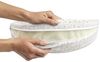 Chicco Boppy Wedge Schwangerschaftskissen, kompakt, maschinenwaschbar, Unterstützung für Bauch, Beine, Hüften und Rücken, für alle Phasen der Schwangerschaft, helle Farbe (Spiral) Bild 3
