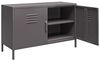 loft24 Sideboard Bradford, Spint Schrank aus Metalll mit 2 Türen Bild 4