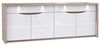 FORTE Saint Tropez Sideboard mit LED Beleuchtung, Holzwerkstoff, Beige/Braun/Weiß, 227,1 x 84,4 x 52,7 cm Bild 4