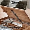 Liadomo Esstisch Barcelona, Akazie klar lackiert, Auszugsfunktion, Breite 160 bis 260 cm Bild 5
