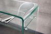 riess-ambiente Konsolentisch FANTOME 100cm transparent (Einzelartikel, 1-St), Wohnzimmer · Glas · eckig · mit Ablage · Modern Design Bild 4