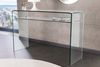 riess-ambiente Konsolentisch FANTOME 100cm transparent (Einzelartikel, 1-St), Wohnzimmer · Glas · eckig · mit Ablage · Modern Design Bild 5