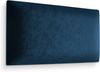 Muralo Samt Wandkissen Stoff Polsterpaneel Schlafzimmer Wohnzimmer Bett Wandpolster Bettkopfteil Lendekissen Modern Luxus Gepolstert Polster Paneel (Dunkelblau, 70x30 cm) Bild 4